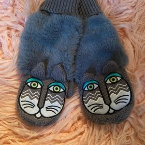 laurel burch cat mittens
